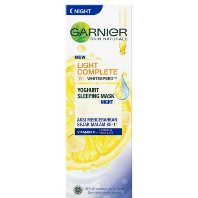 Garnier yoghurt sleeping mask (night) Shopee Philippines