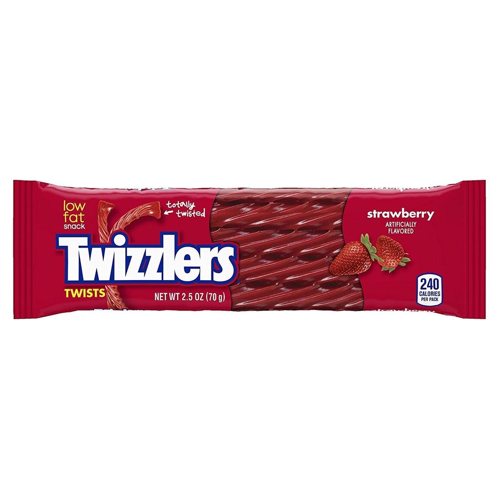 Twizzlers Licorice Candy / Strawberry Twists | JAN 2024 | 2.5oz per ...