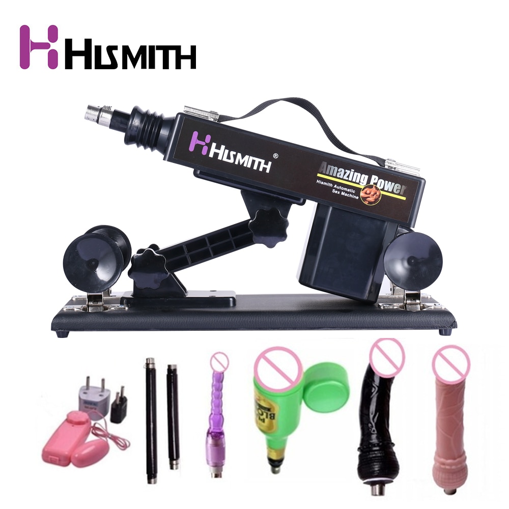 sex toys dildo HISMITH Automatic Sex Machine Gun Sex Toys for women Love  machine with Male Masturba | Shopee Philippines