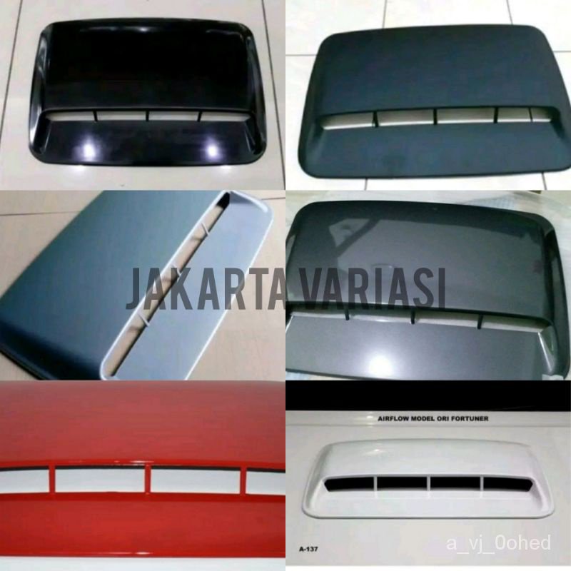 Air Flow Fortuner Scoop Air Engine Hood Universal Kijang Triton Avanza ...