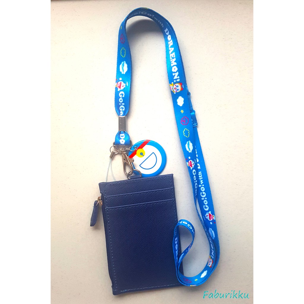 Doraemon Lanyard with Navy Zip Ezlink Cardholder Set Shopee Philippines