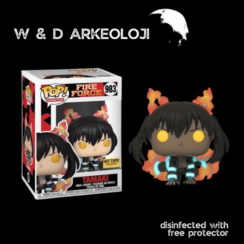 Funko Fire Force Pop! Animation Tamaki Glow-In-The-Dark Vinyl Figure Hot  Topic Exclusive