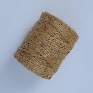 100% Natural Jute String Brown Shabby Rustic Twine Thick String Shank Craft  3PLY