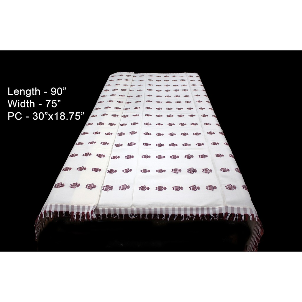 Ilocos Inabel Blanket (Sinan Gikgik 4 Panels with 2 Pillow Case