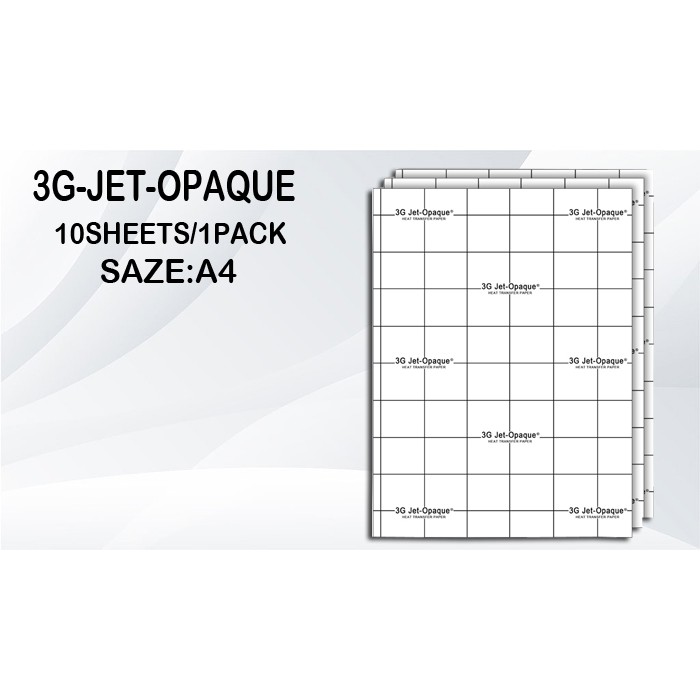 3G Jet-Opaque Dark Transfer Paper