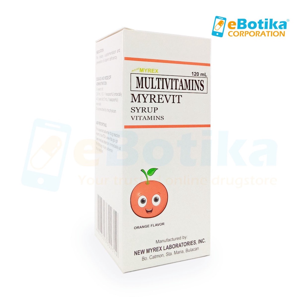 Multivitamins Syrup (Myrevit) 120ml Shopee Philippines
