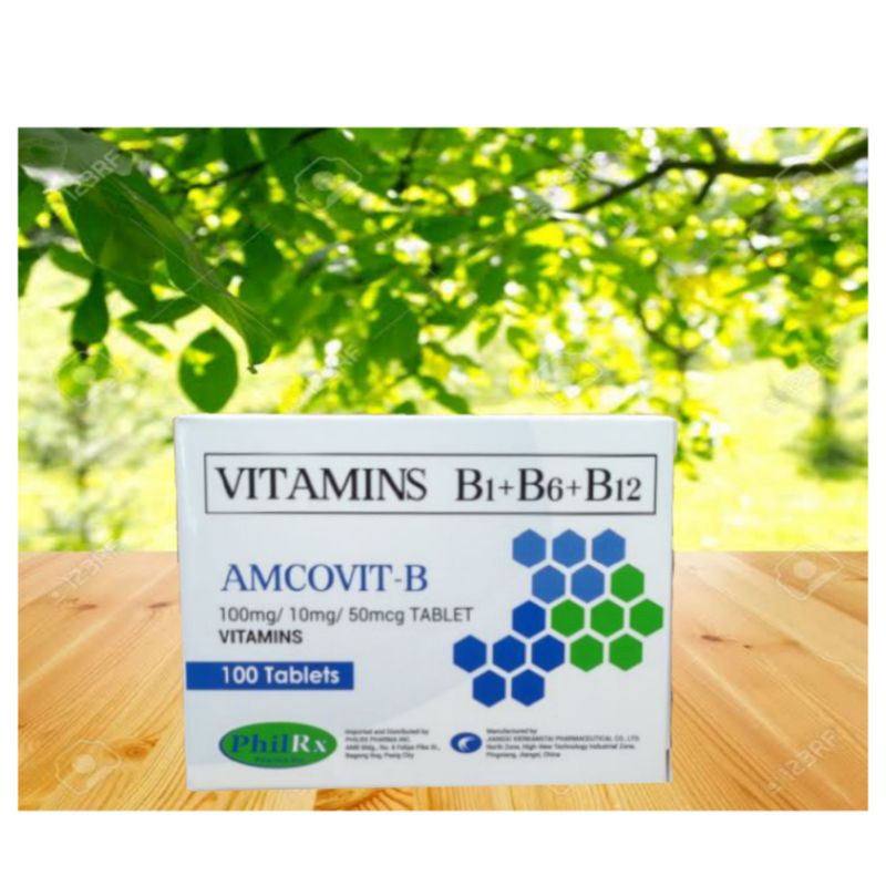 ¤ Vitamins B1+B6+B12 AMCOVIT-B 100 Tablets | Shopee Philippines