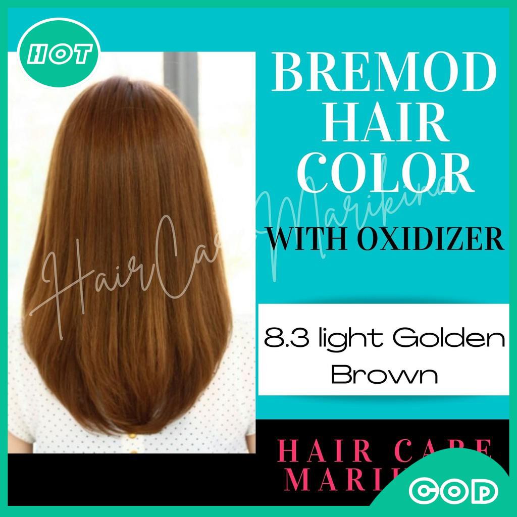 8.3 LIGHT GOLDEN BROWN with Oxidizer (BREMOD)hair dye