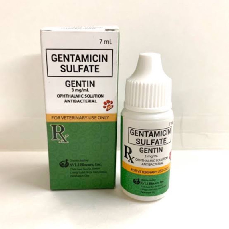 Gentin 7ml Ophthalmic solution for dogs and cats Shopee Philippines