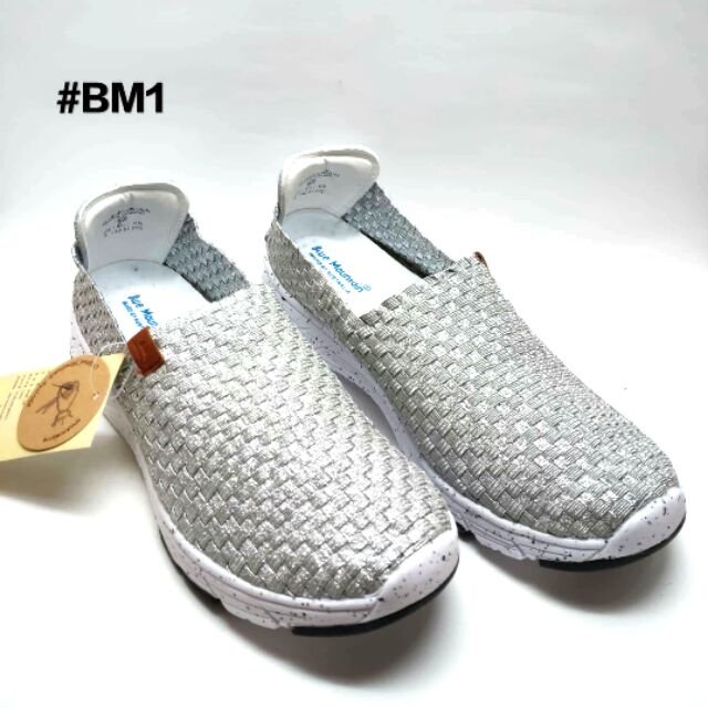 UNISEX Blue mountain SILVER woven slip on Shopee Philippines