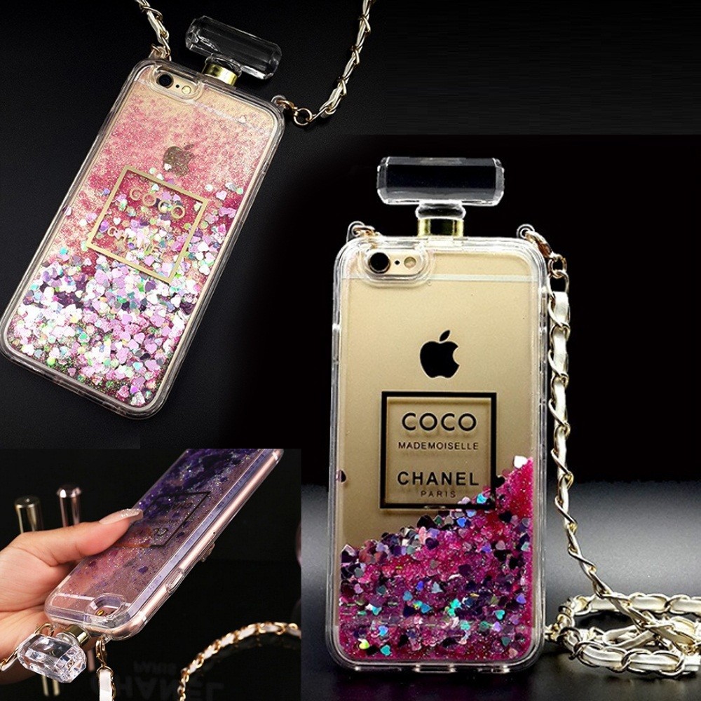 Perfume Chanel Bottle Case for iPhone Water Case 3D Case