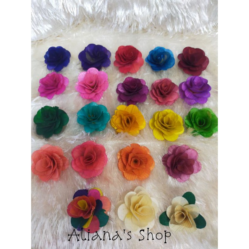 Wood Flower Handmade Mini Rose 1Opcs. | Shopee Philippines