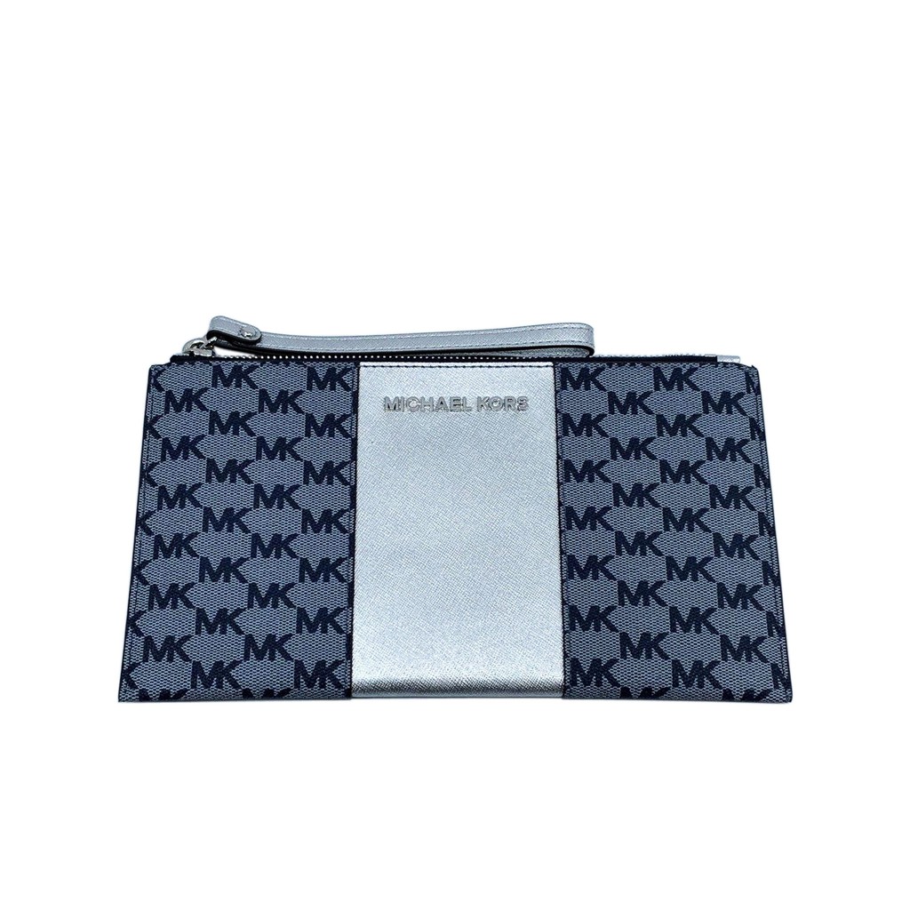 Michael kors 2024 center stripe wristlet