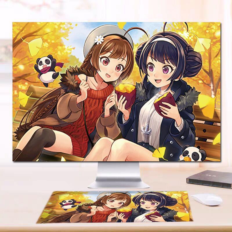 Japanese Korean Fresh breeze Computer dust cover desktop set monitor ...