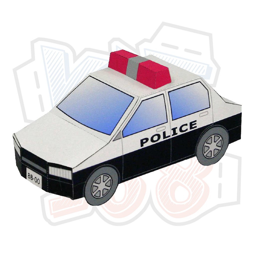 Patrol Car police Car paper model | Shopee Philippines