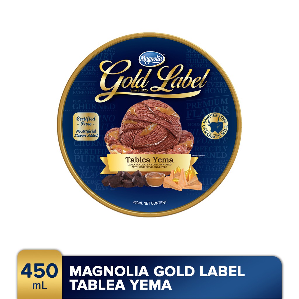 Magnolia Gold Label Tablea Yema 450ml Shopee Philippines