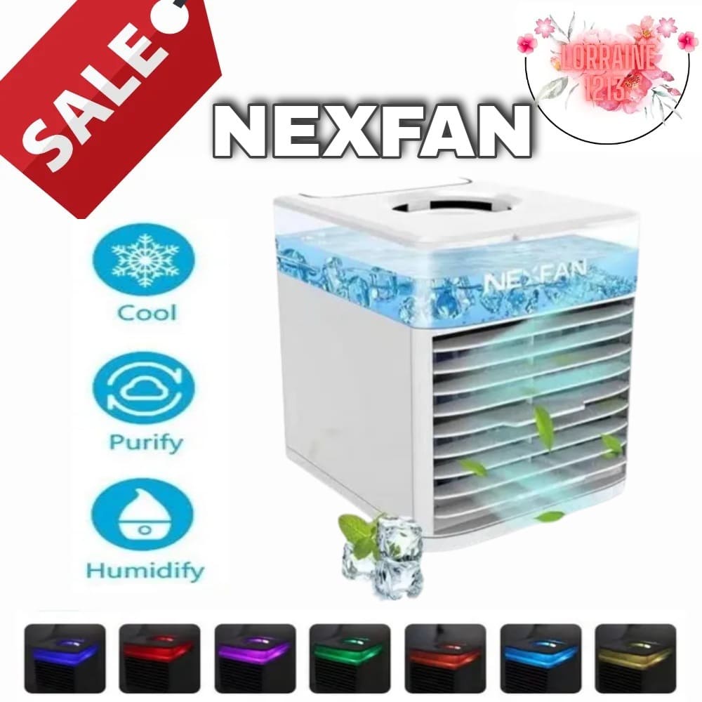 ORIGINAL NEXFAN 3X ULTRA AIR COOLER FAST COOLING AIR CONDITIONER PORTABLE AC POWERFUL COOLING