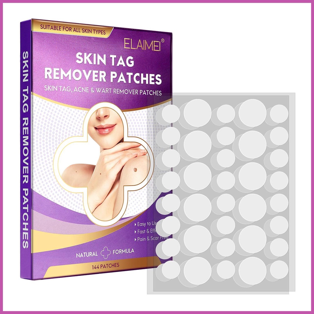 Wart Remover Patch 144 Pieces Wart Removal Birthmark Remove Spot Repair ...