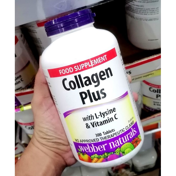ber Collagen Plus with LLysine and Vitamin C (300 tablets) Shopee