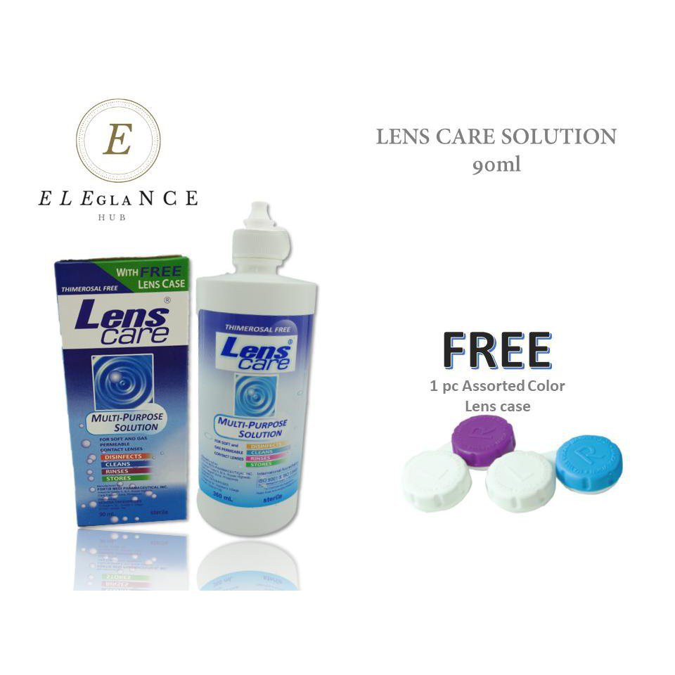contact lense with solution QRyd Lens Care Multipurpose Contact Lens