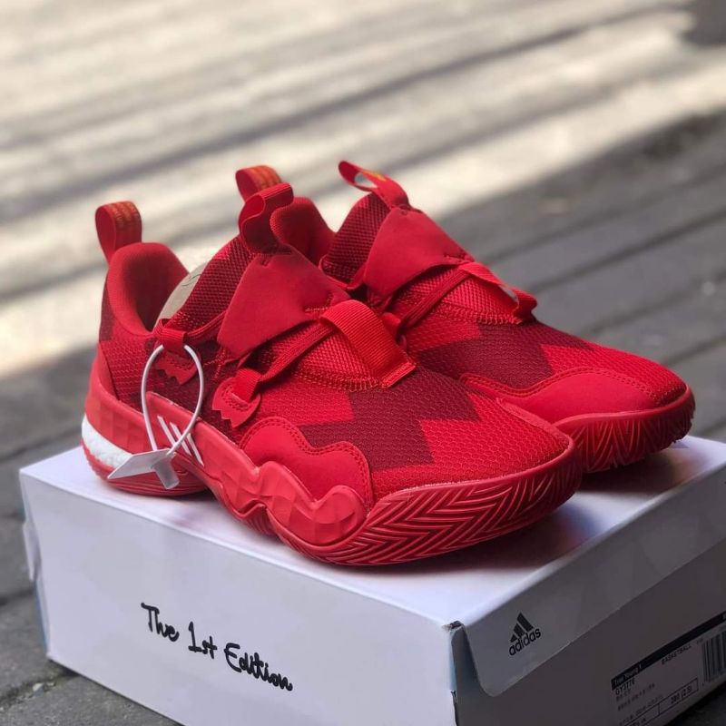 All red best sale adidas way one