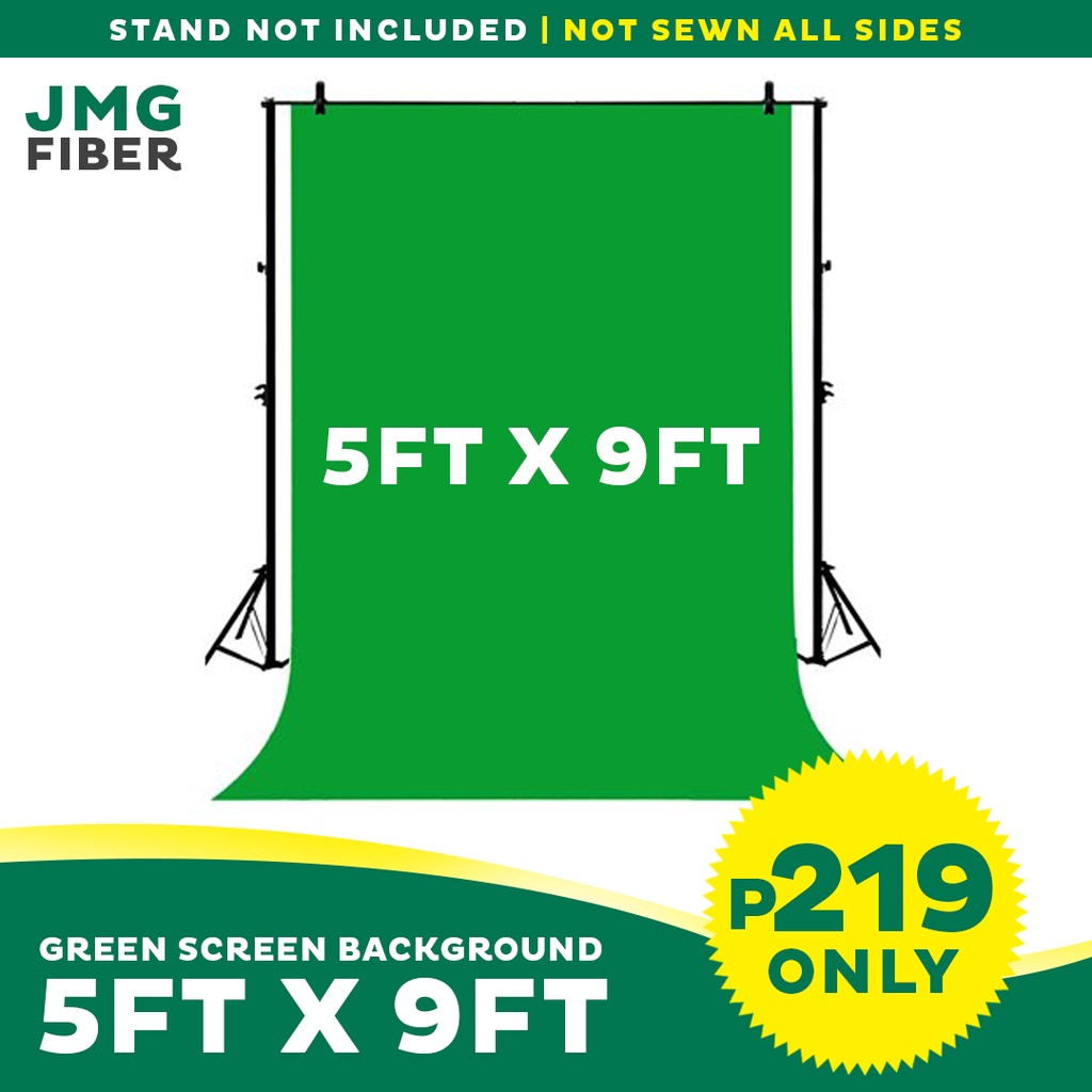 5ft x 9ft Green Screen Background for photography and videography