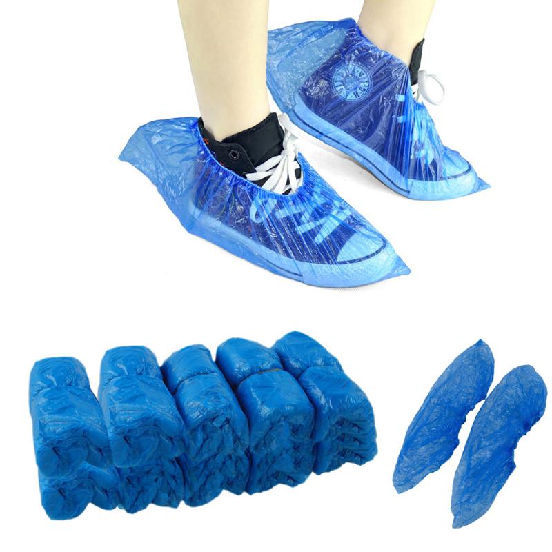 HAN 100PCS Waterproof Boot Covers Plastic Shoe Covers | Shopee Philippines