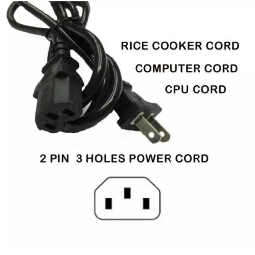 1.2m replacement PC Computer Printer Monitor GP AC CPU Power Cable Cord ...