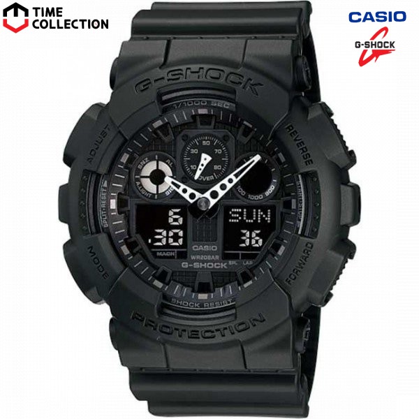 Casio G Shock GA 100 1A1DR Dark Knight Digital Analog Watch For Men