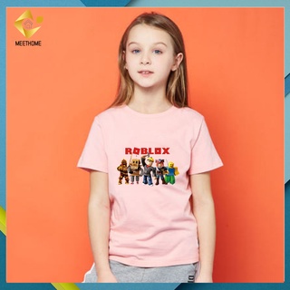 Roblox Girls Tee Youth Girls Pink T Shirts 