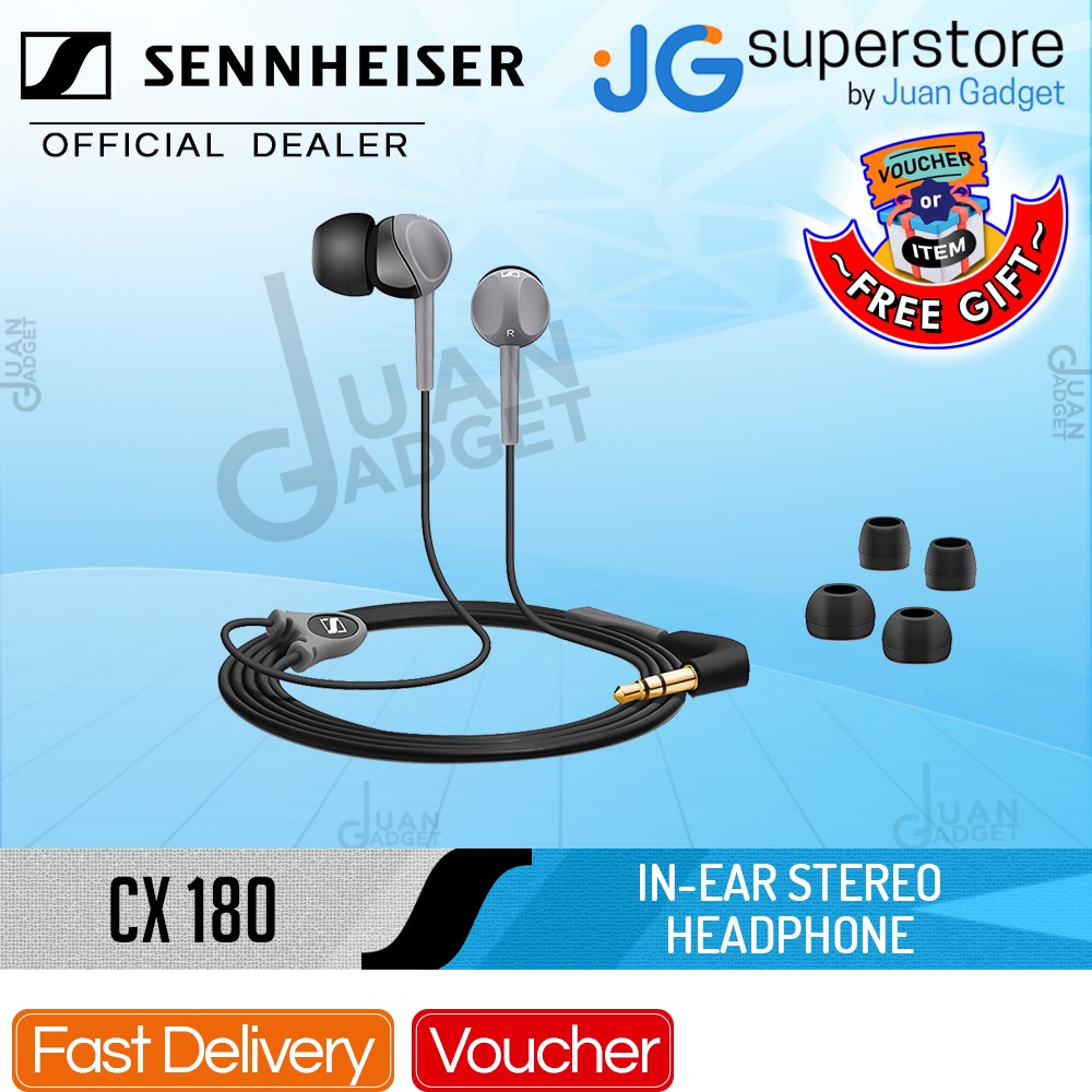 Sennheiser cx 180 discount street ii with mic