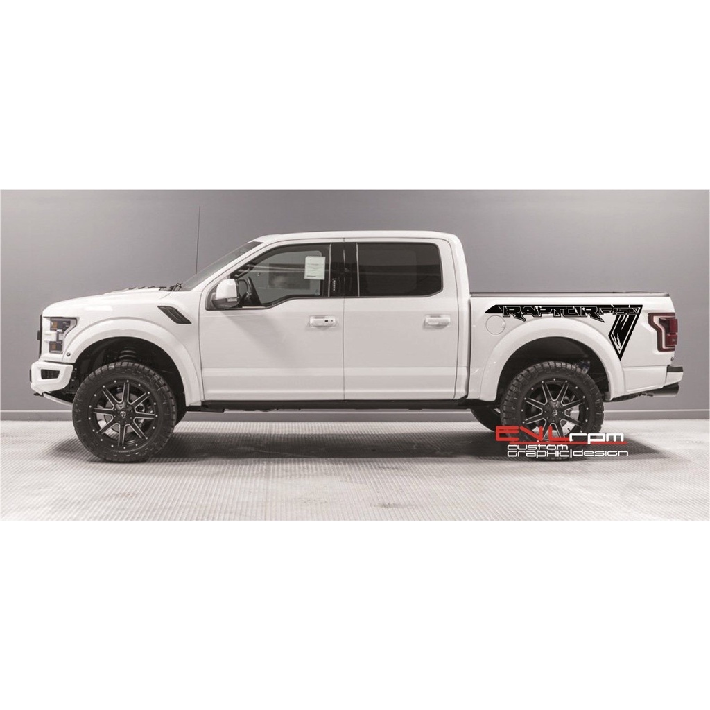 1Set/2Pcs CUstom vinyl graphics truck bed box tailgate decal hockey ...