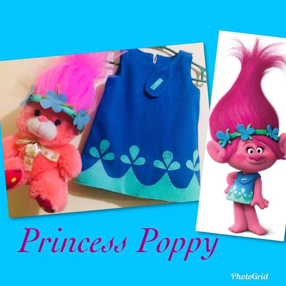 Mto Trolls Princess Poppy Costume Shopee Philippines