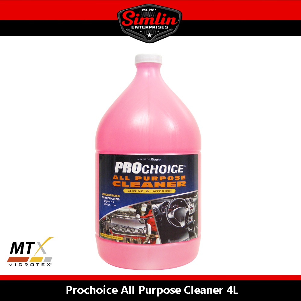 Prochoice All Purpose Cleaner 1Gal 4L Microtex MTX | Shopee Philippines