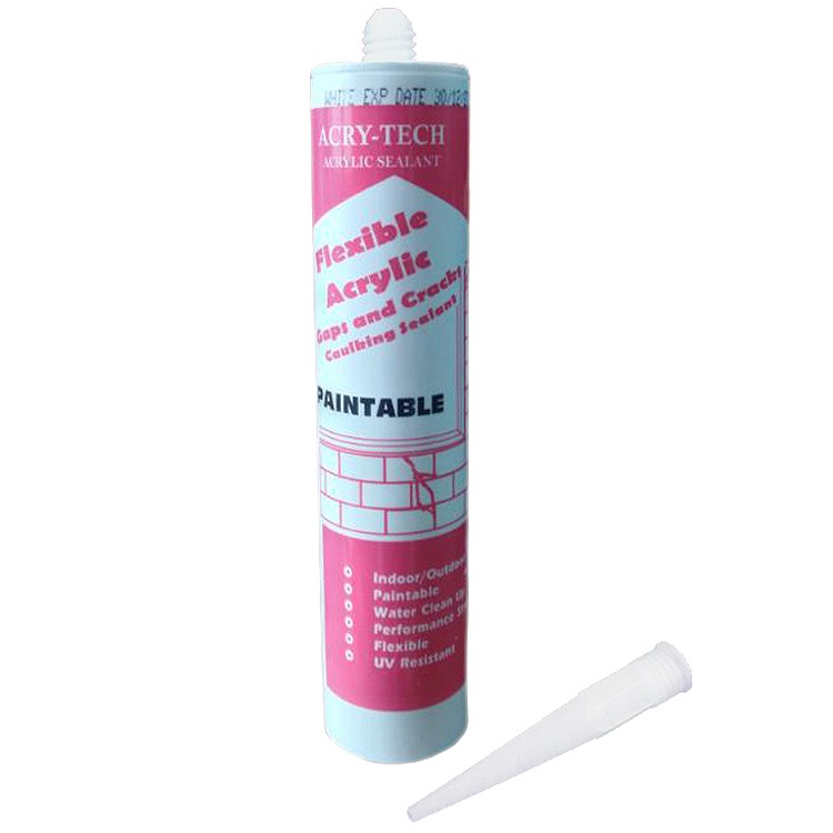 ACRYTECH Acrylic Silicon Silicone Sealant Paintable 300ml (Expiry Date