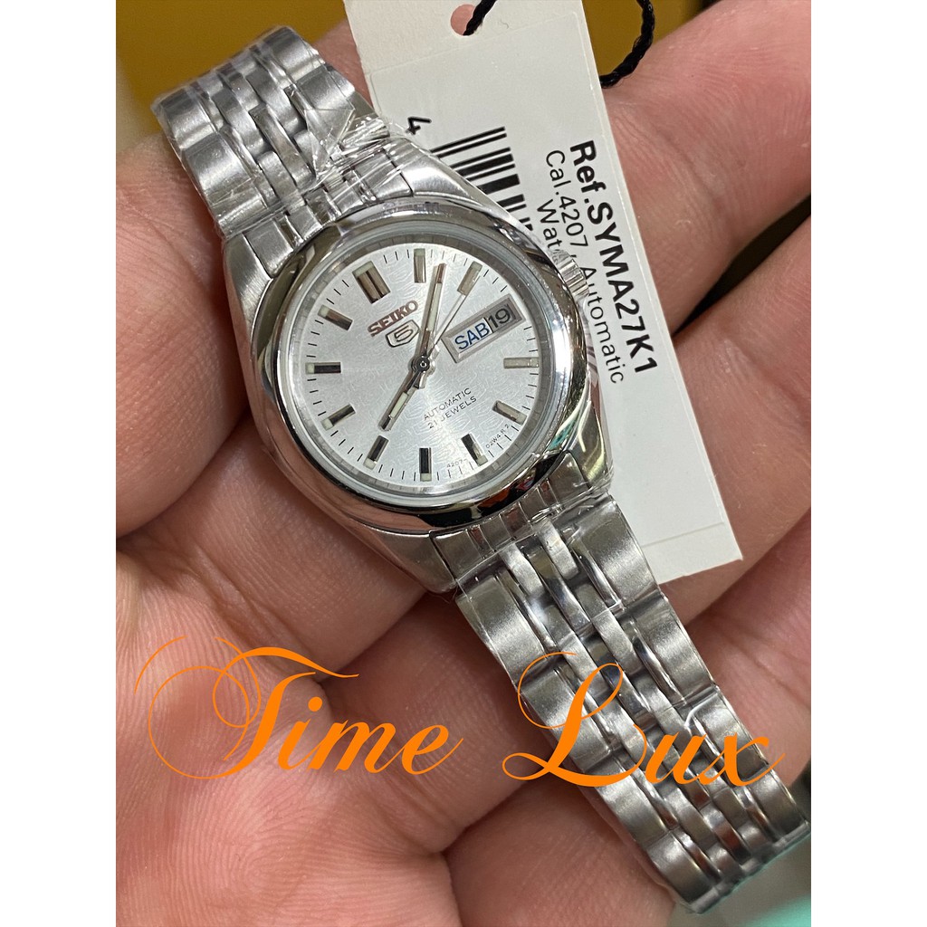 SEIKO 5 LADIES SILVER SYMA27K1 AUTOMATIC 30M Shopee Philippines