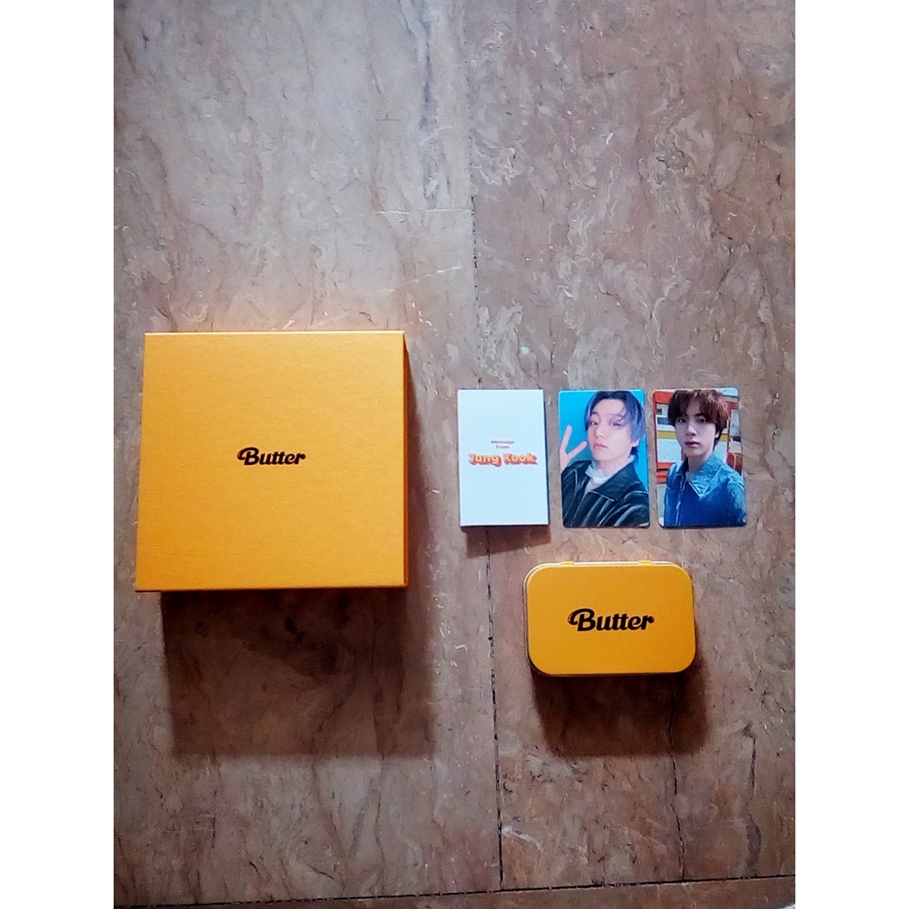 OFFICIAL BUTTER PHOTOCARD AND WEVERSE POB (CREAM VERSION) Shopee Philippines