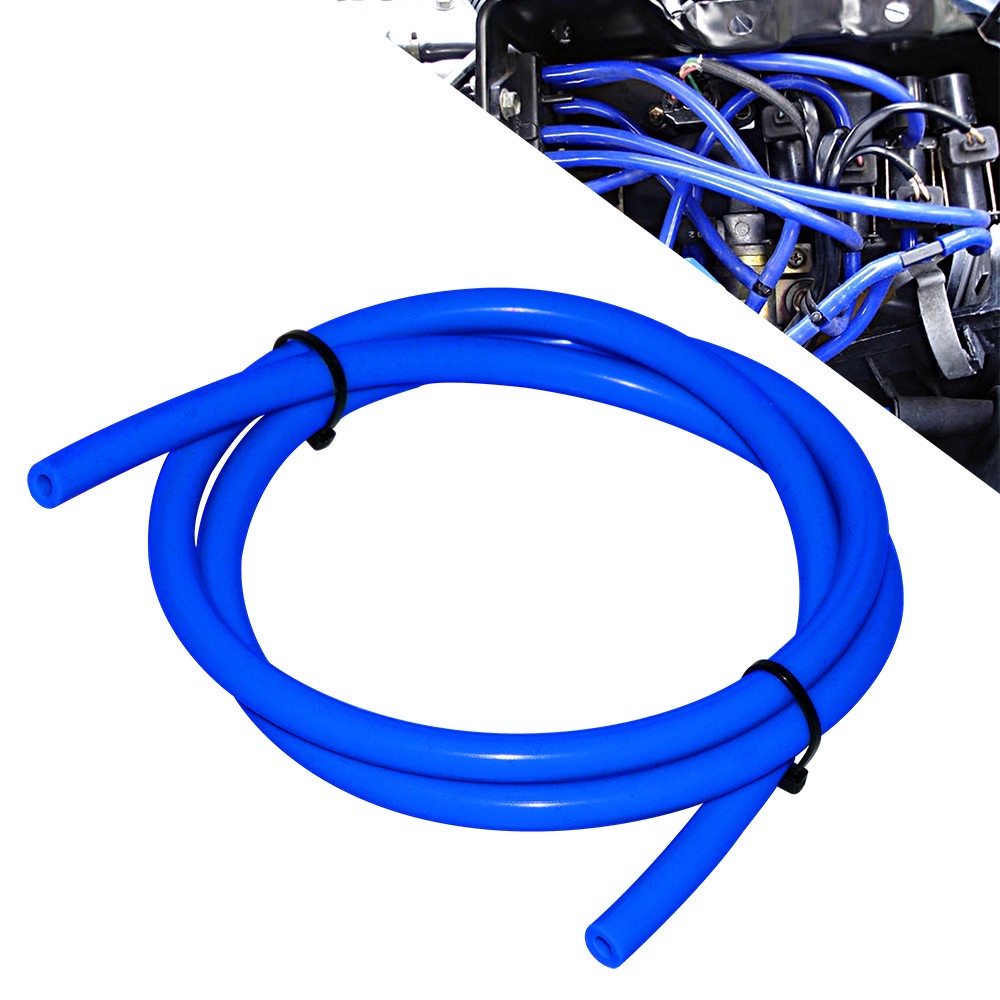 Tuyau Silicone Vide 5 Mètres – Diamètre 4 Mm – Universel Pour Pompe, Manomètre, Turbo, Lavage Auto – Résistant Haute Température
