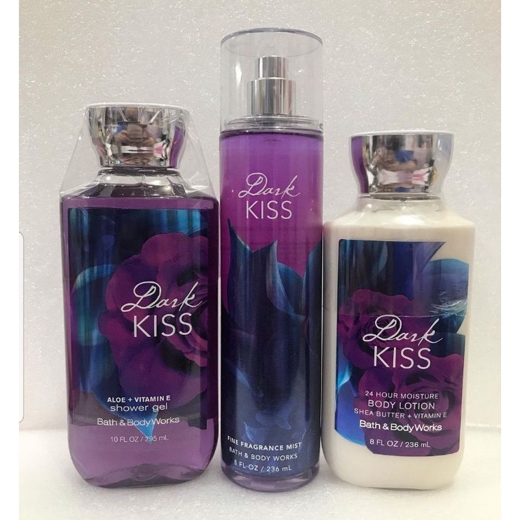 Bath & Body Works Dark Kiss Mist Lotion & Body Cream | Shopee Philippines