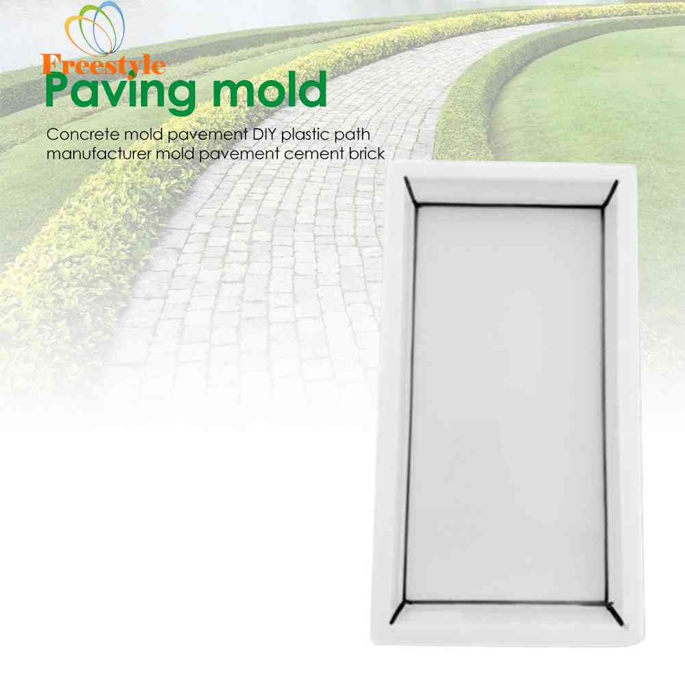 Garden Pavement Mold DIY Manually Paving Cement Brick Stone Road ...