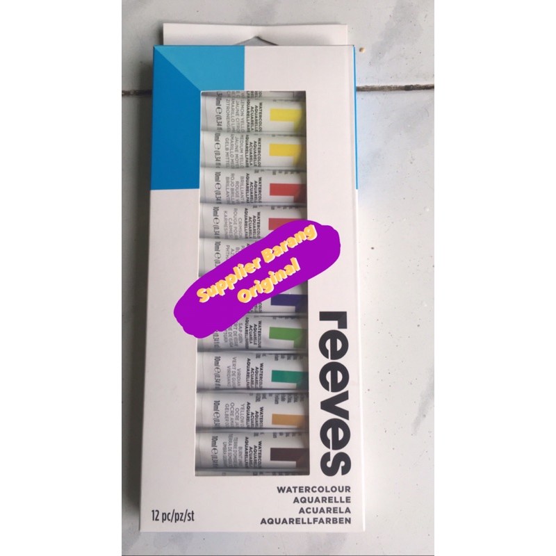 Reeves | Watercolors Set (12X10ml) | Shopee Philippines