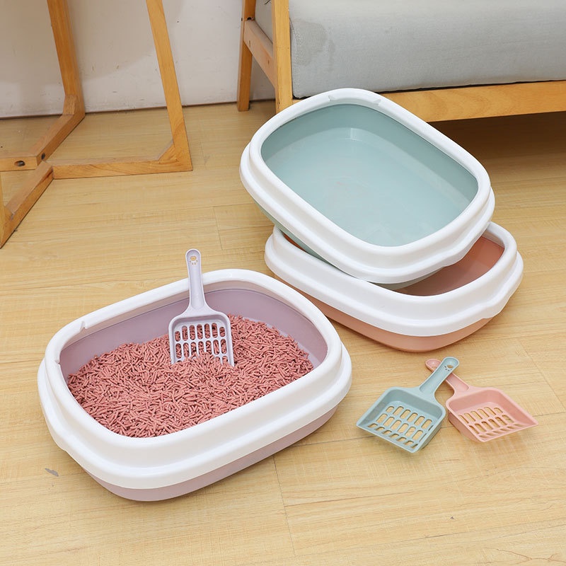 L049Cat Litter Bucket With Rim Toilet Model With Border There Are 2 Models To Choose From