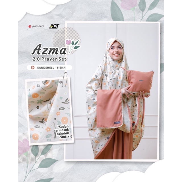 YASMEERA-MUKENA AZMA PRAYERY SET | Shopee Philippines