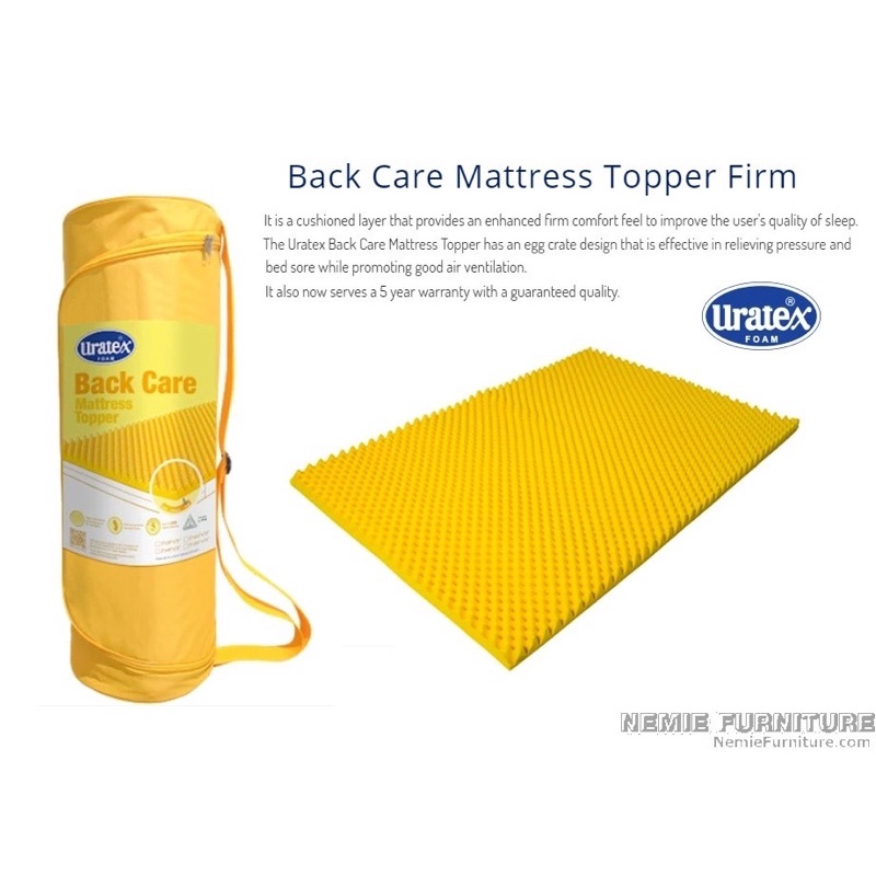 60” Uratex Bioaire Egg Mattress Back Care Pad Topper Anti Bed Sore