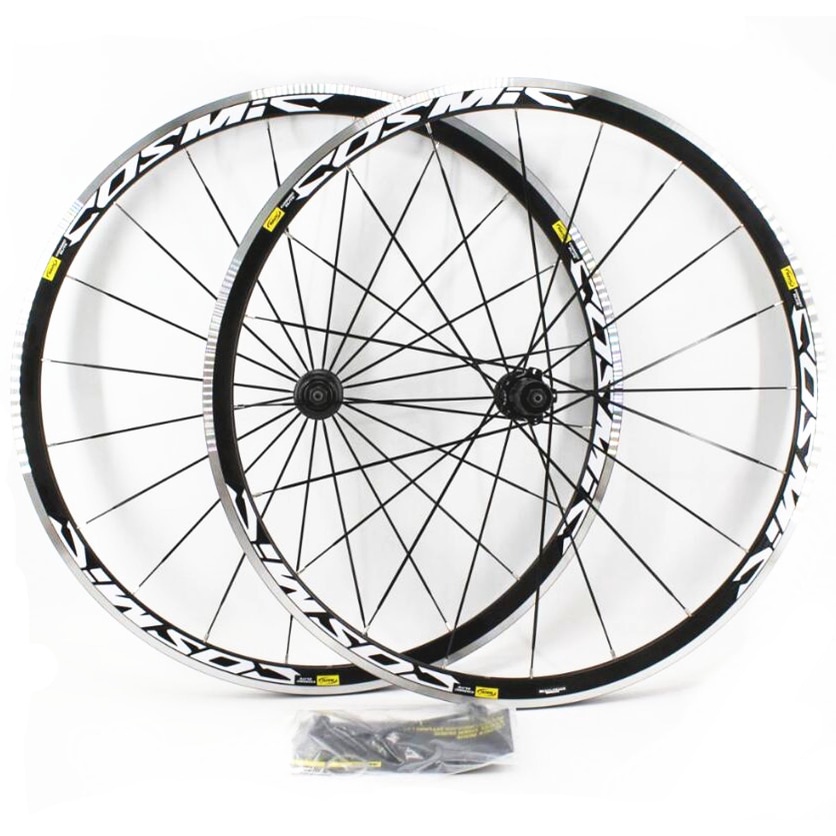 700C Cosmic Road Bicycle Bike Wheel V Brake Aluminium Wheelset For 8/9 ...
