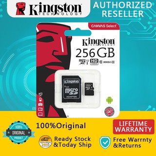 KINGSTON - Carte mémoire microSD Canvas Select Plus 128 Go +