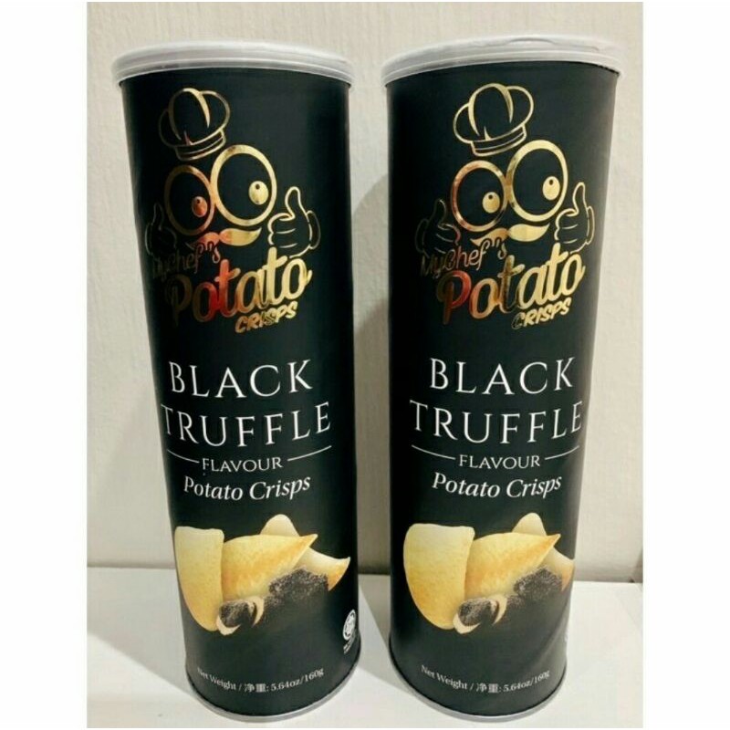 My Chef Black Truffle Potato Chips Crisps Truffle Potato Chips 160 g