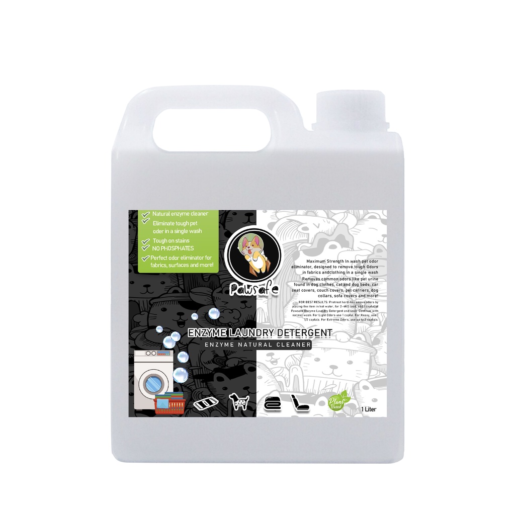 Pawsafe Enzyme LAUNDRY DETERGENT,BEST FOR DEEP CLEANING! Pet Odor