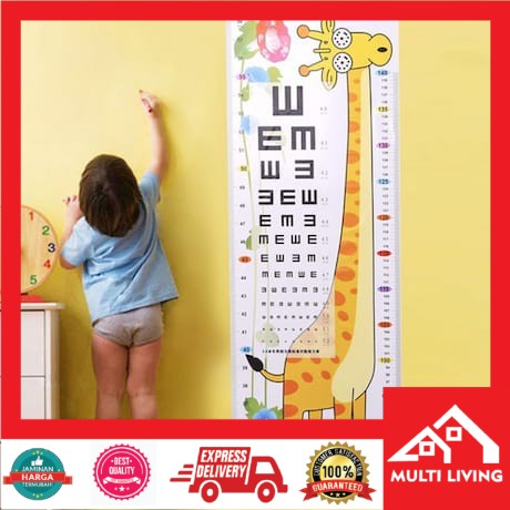 Height Measuring Sticker - Wall Sticker | Shopee Philippines