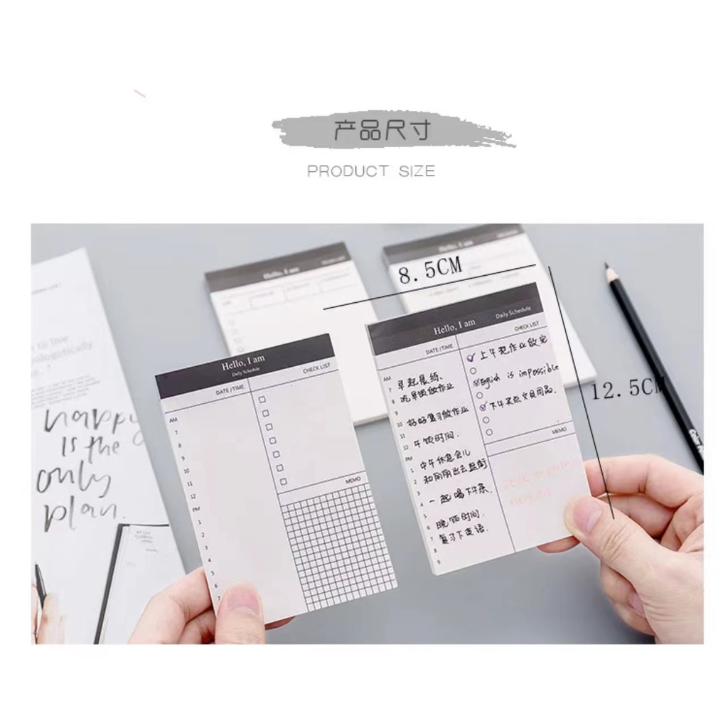Message To Do List Daily Schedule Checklist notepad | Shopee Philippines